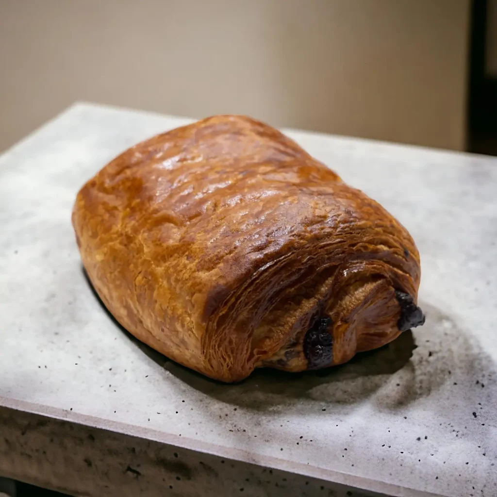 Pain au chocolat from the Community Goods pastry counter