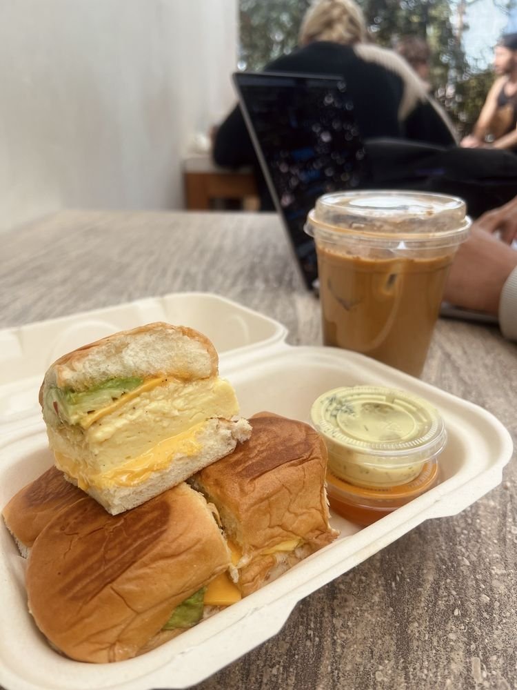 Breakfast Sliders from the Community Goods menu