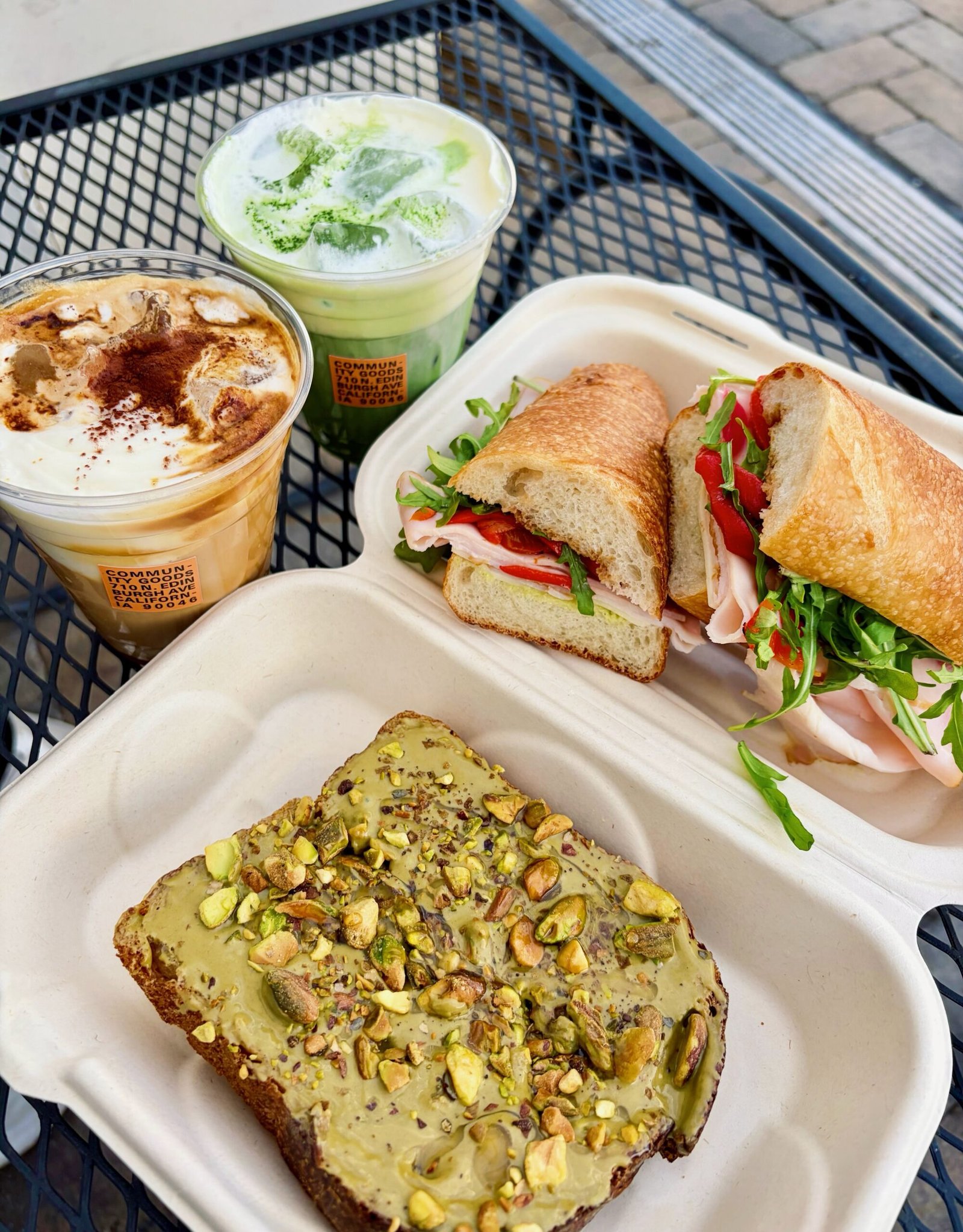 Sandwiches on the Community Goods menu