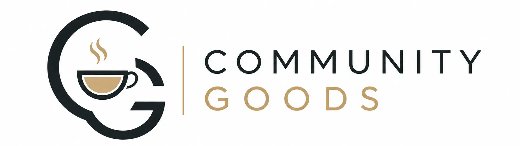 website logo community goods menu